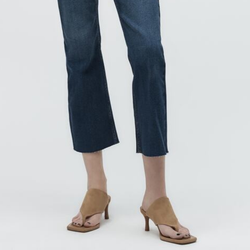 ZARA LIMITED EDITION TOE POST HEELED LEATHER SANDALS - Picture 2 of 4